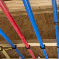 PEX pipes in attic of repipe