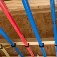 PEX pipes in attic of repipe